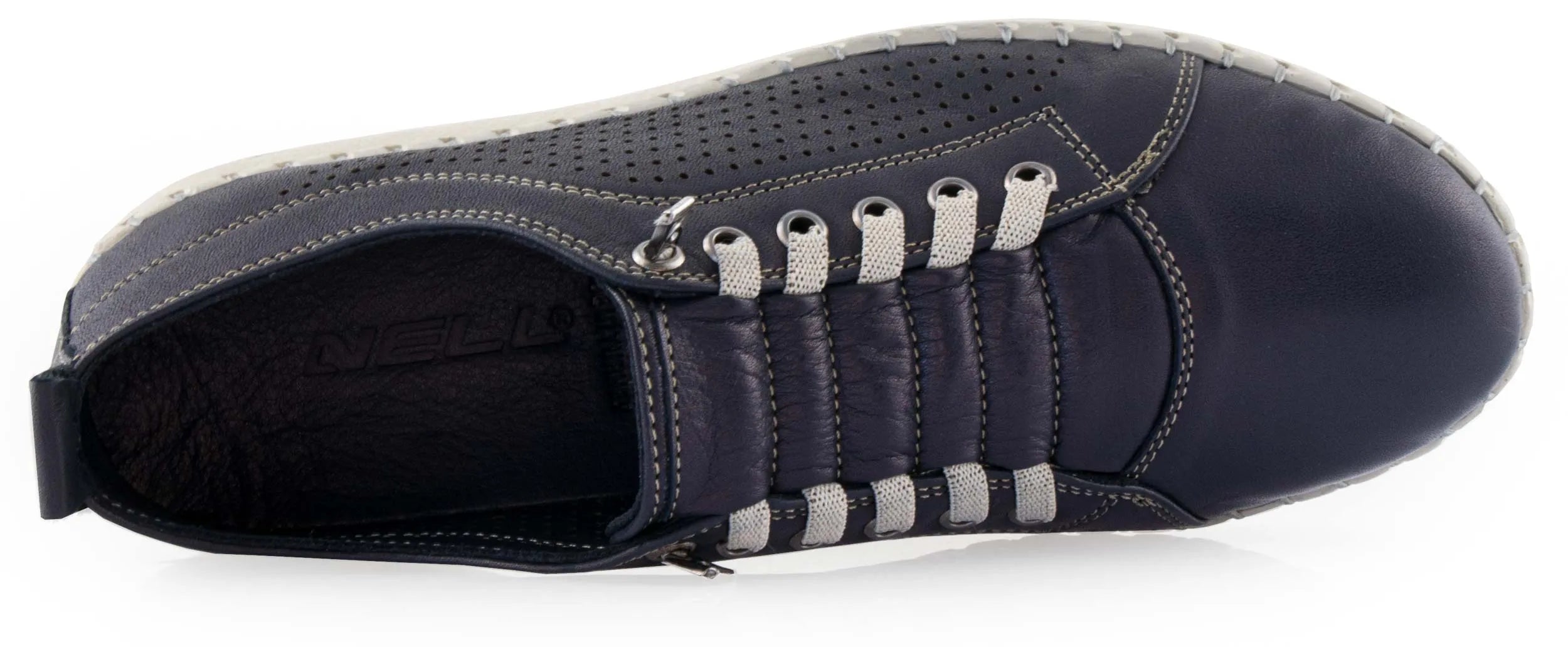 Ladies Navy Learning Shoes Nell - Comfort & Style Size 39