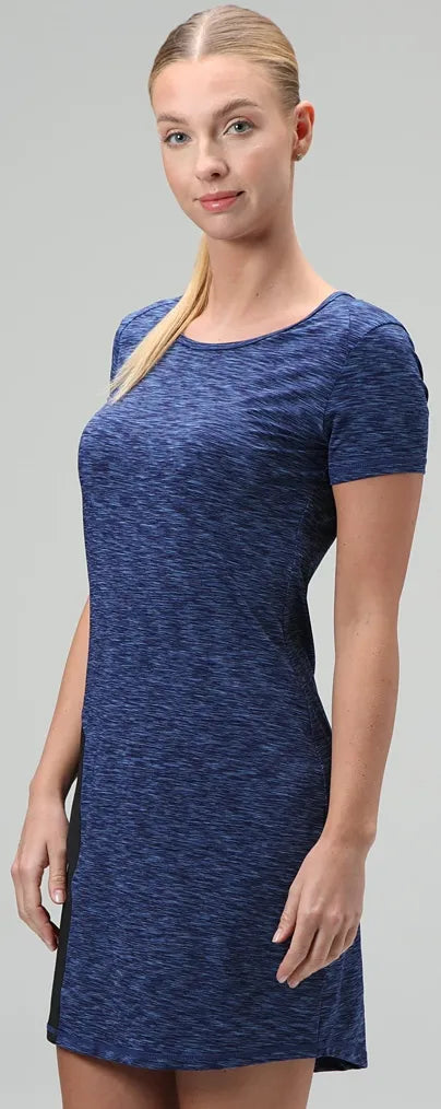 Dámske šaty loap mapsa blu-blk, s