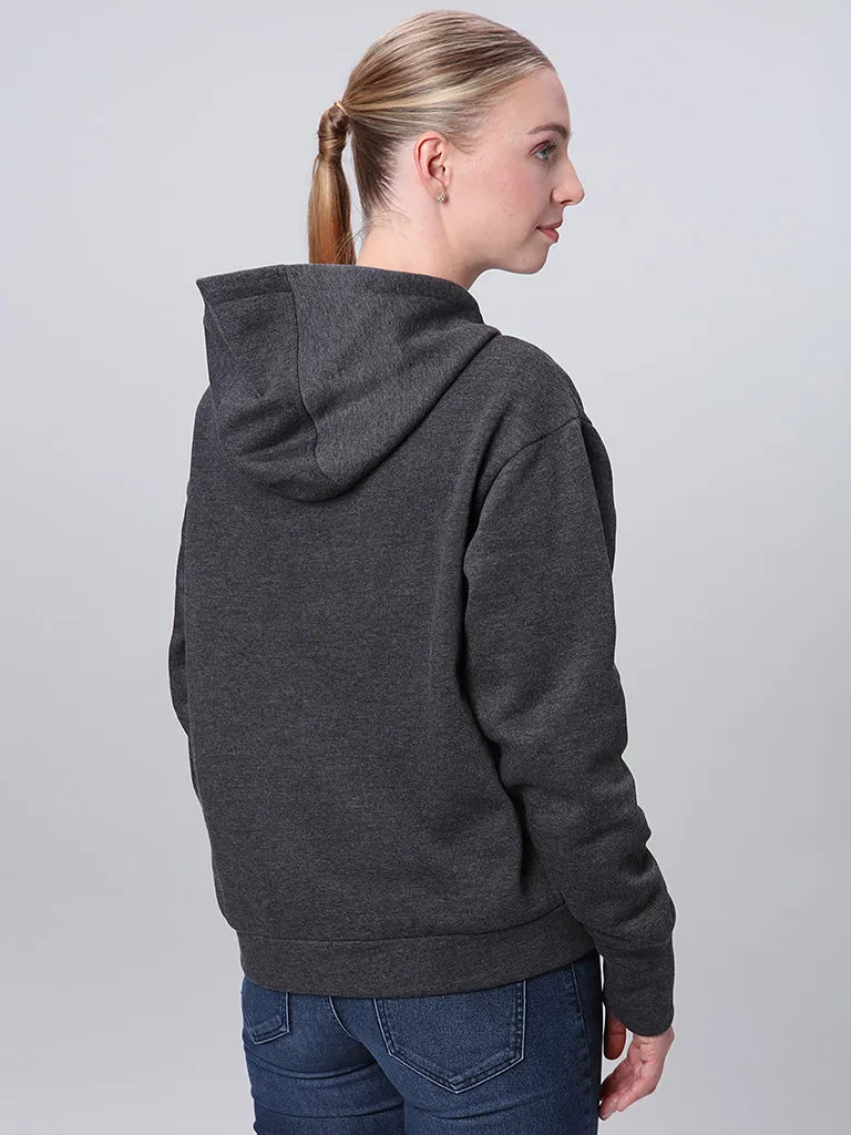 Dunkelgraue Damen Sweatshirt Loep Ebmara - Komfort & Stil