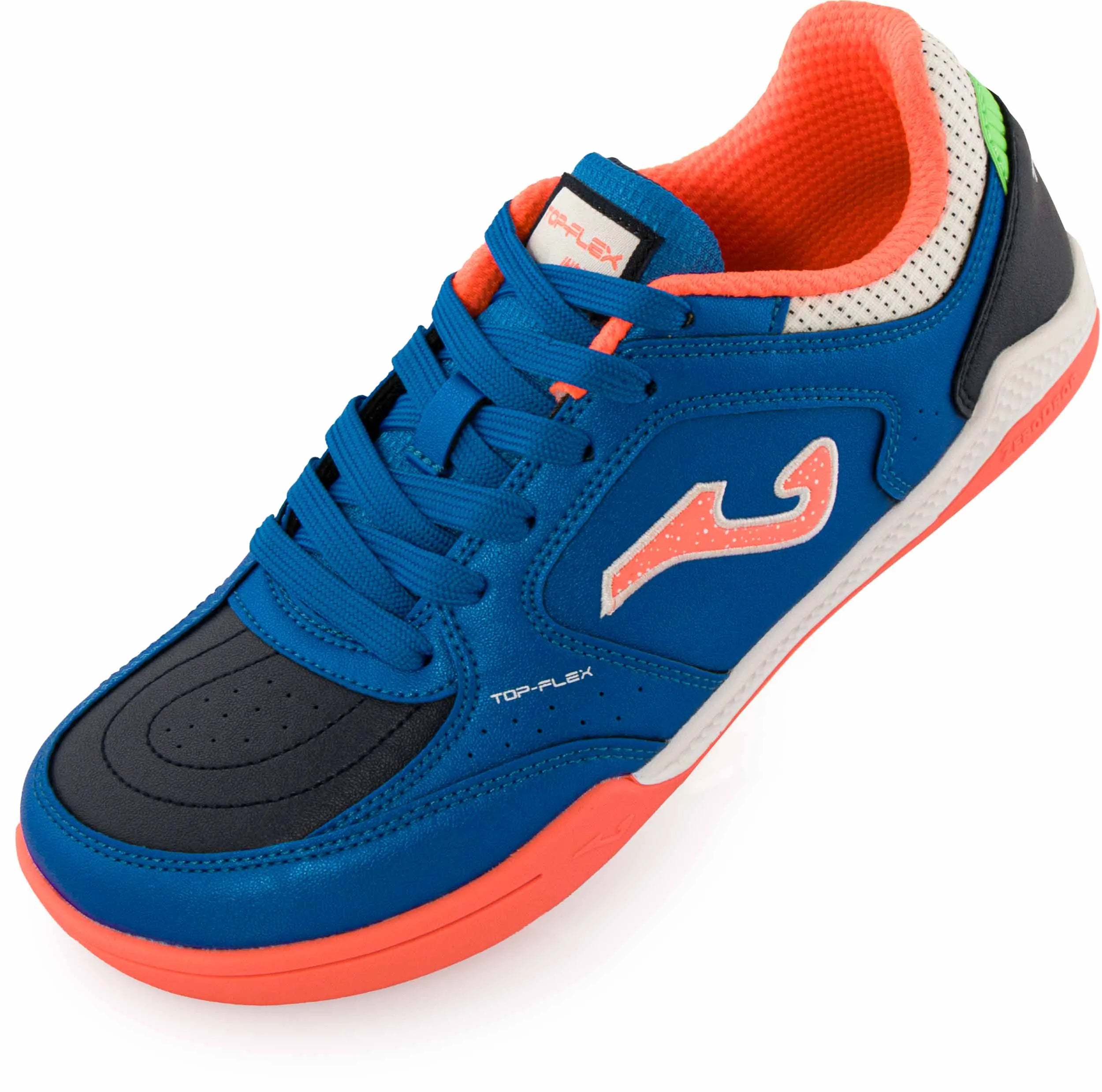 Bróga laistigh joma cosnochta barr flex jr 2504 gorm faoi dhíon 37