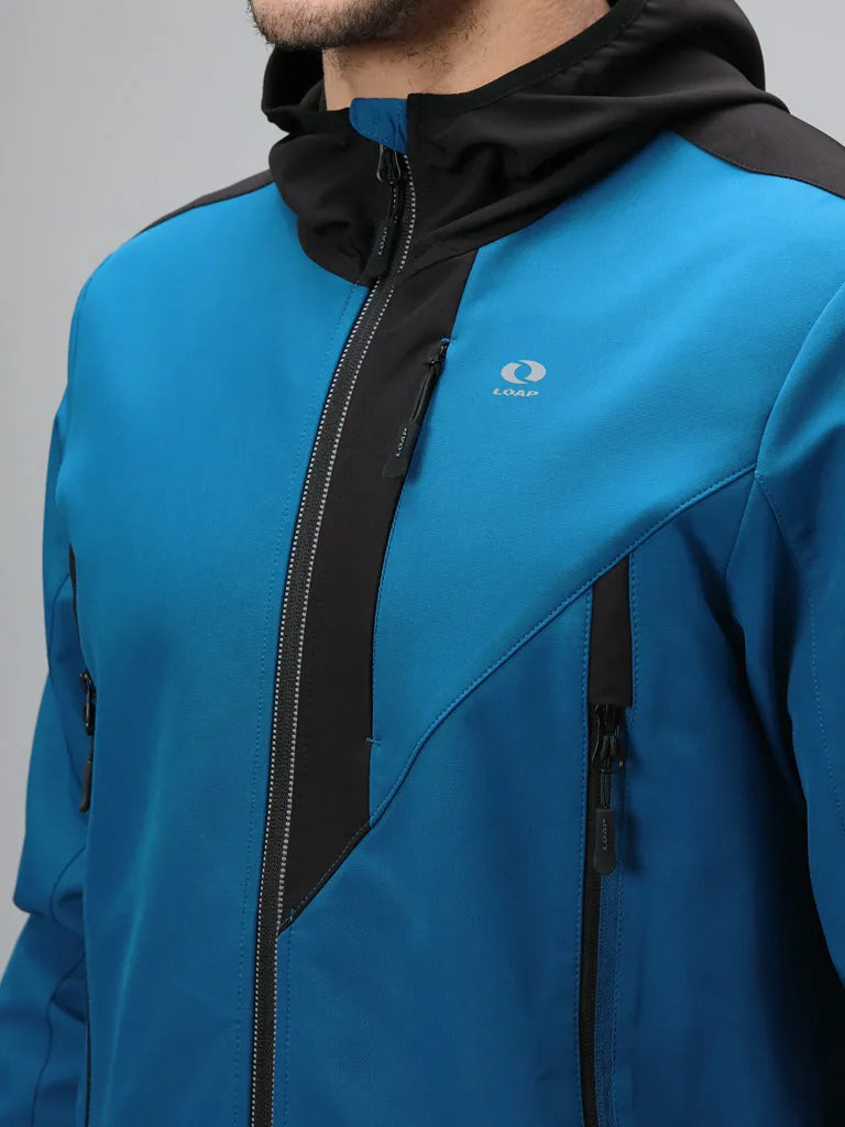 Mænds softshell jakke loap ursun blu-blk, s