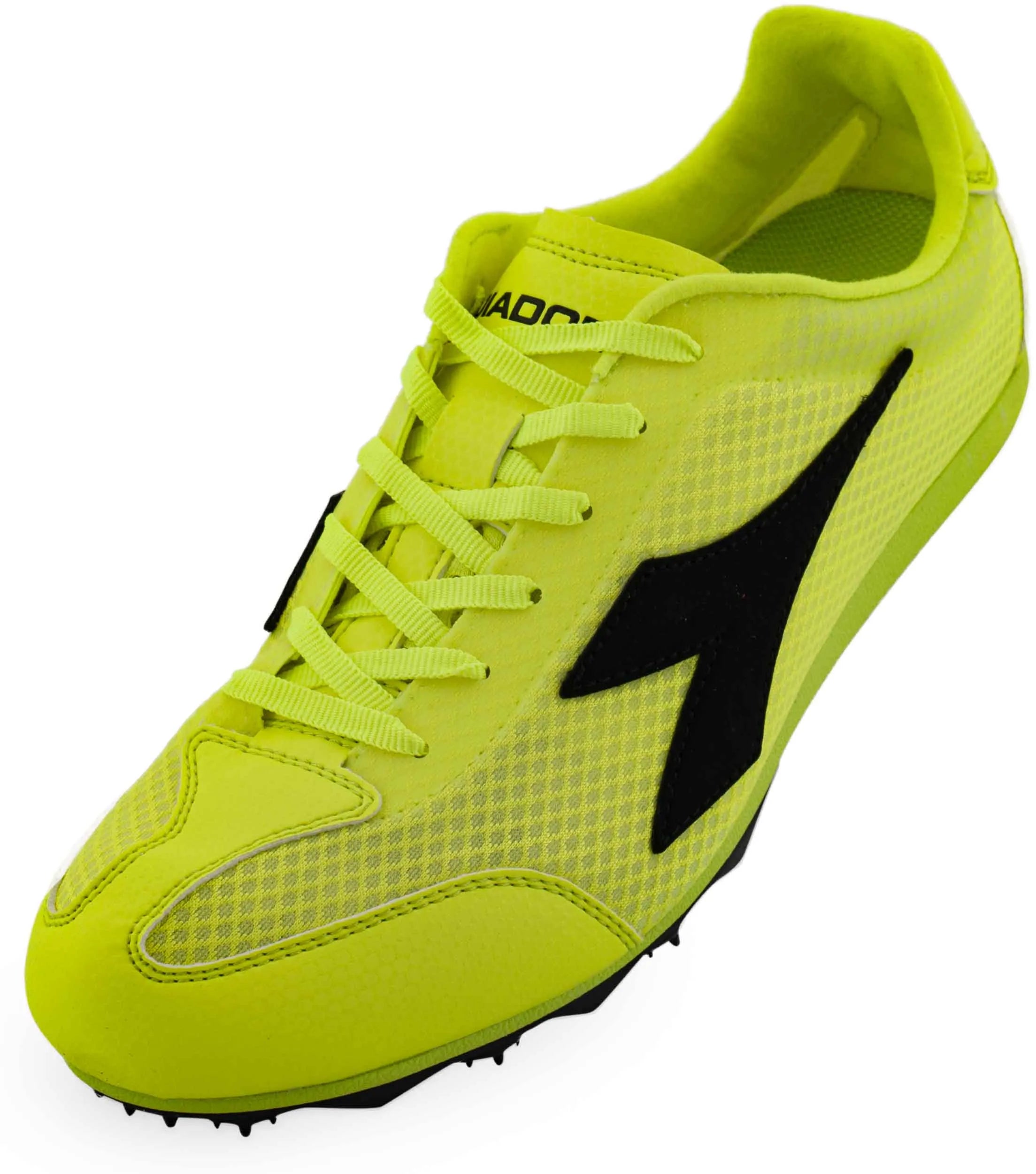 DIADORA Distancia media Spike Fluo 42: zapatos de atletismo rápido