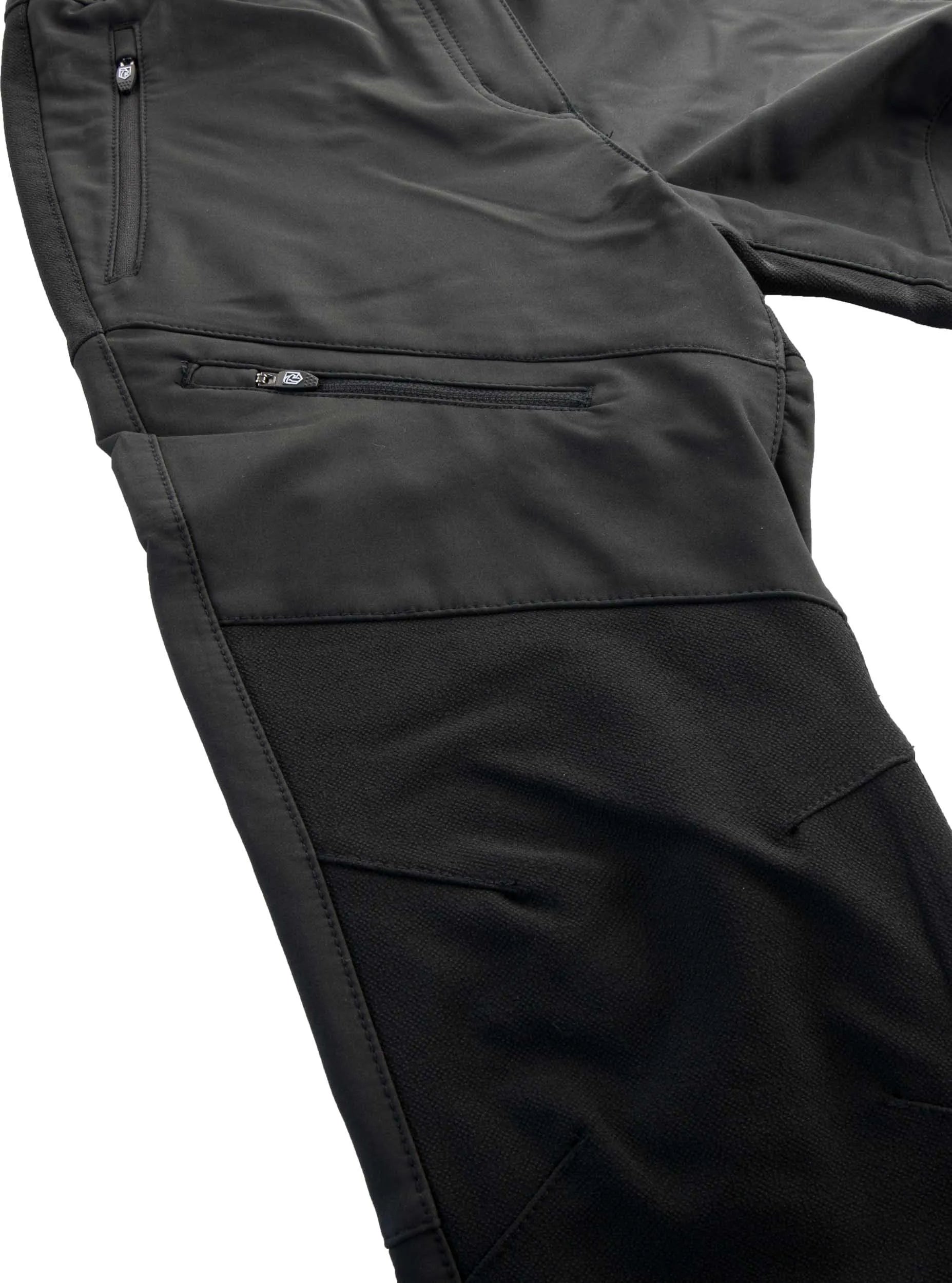 Dámy softshell kalhoty černé m - větrné a prodyšné