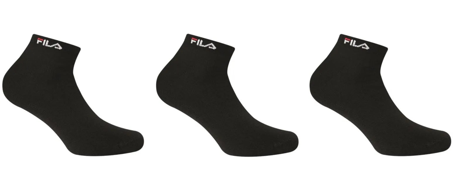Fila socks 3-pack bamboo uni black 35-38