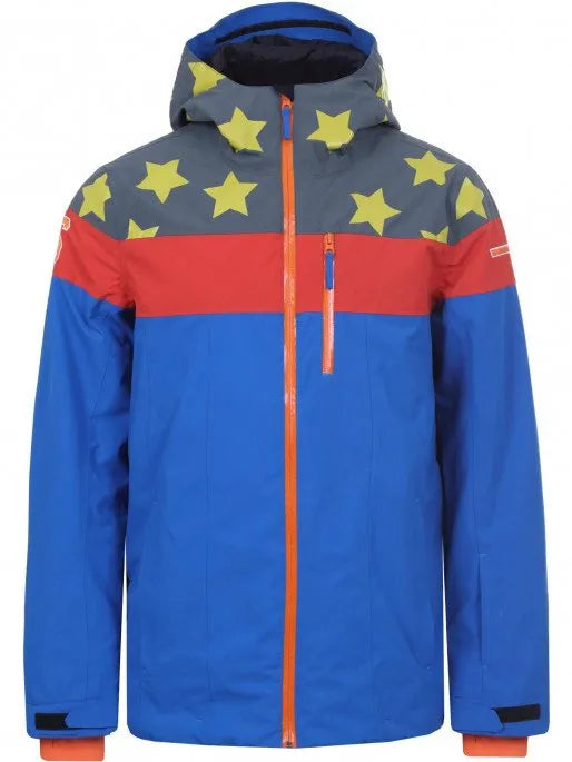 Men's ski jacket icepeak centertown wadded jacket blue s