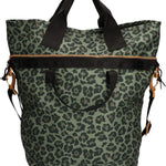 Converse Tote Bag Olive Leopard