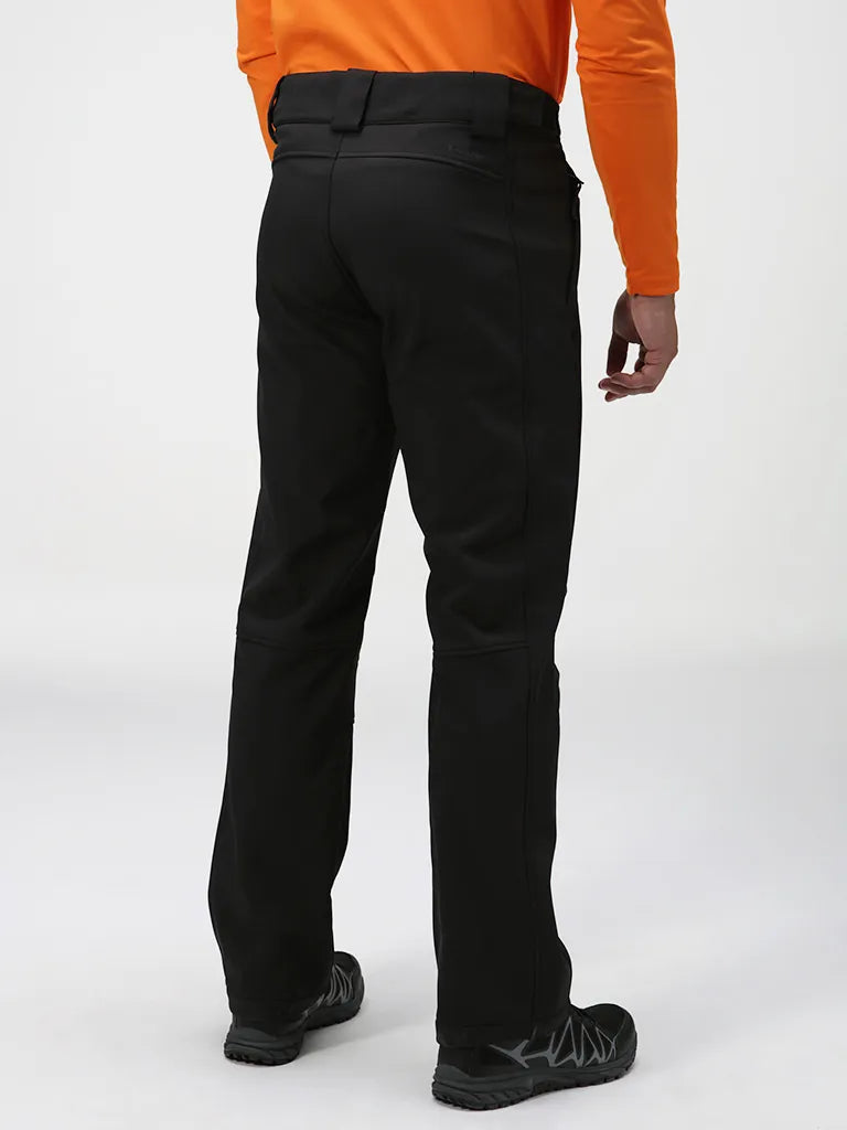 Pantaloni softshell da uomo loap lupic nero, s