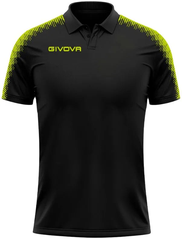 Sport Poloshirt Givova fekete m