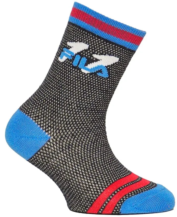 Calzini per bambini fila jr. calzino city confezione da 3 blu 35-38