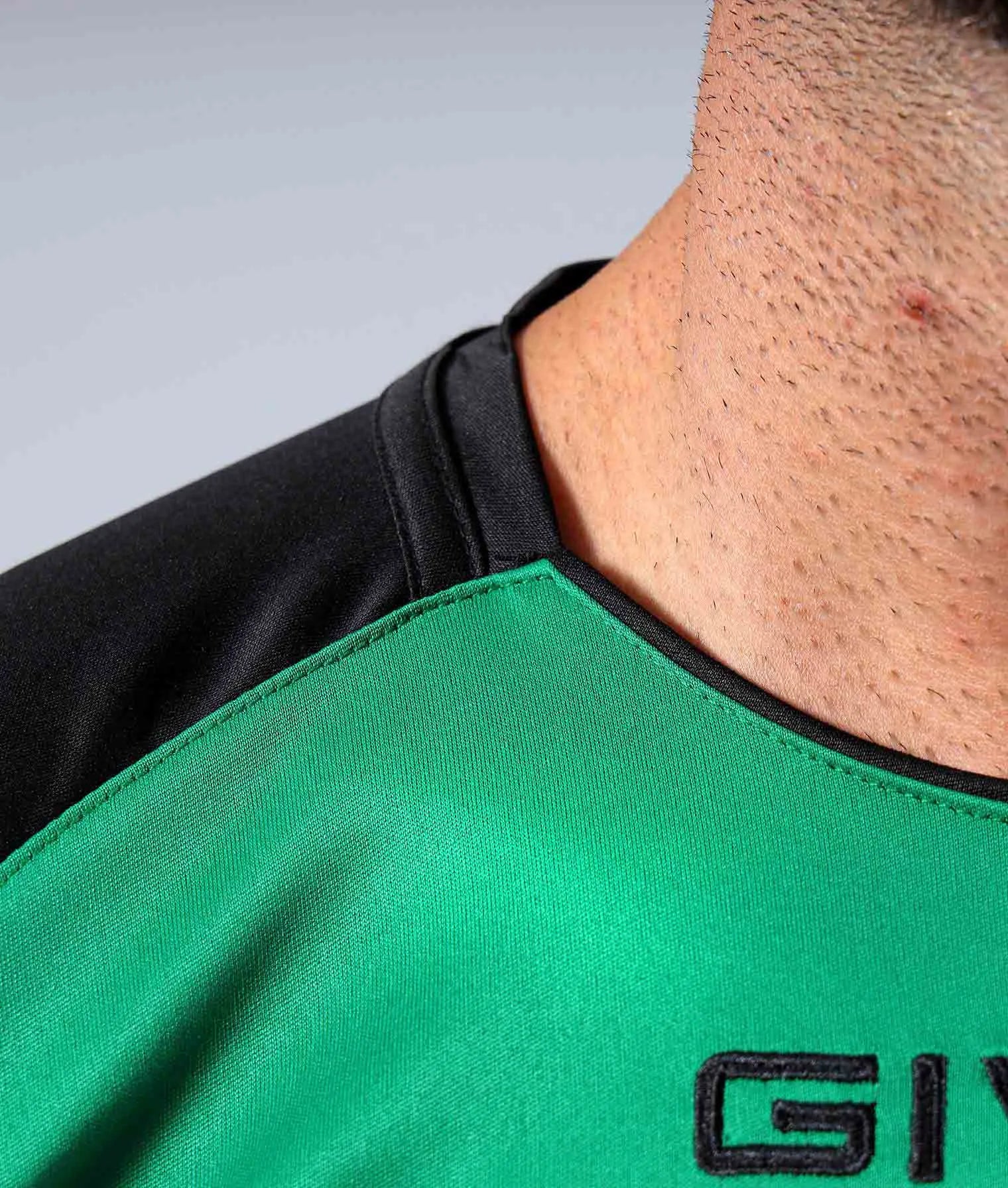 Sportovní tričko Givova capo green-černé xs