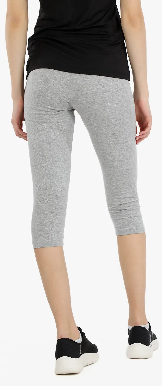 Women's 3/4 leggings athl. dpt declaim melange grey xl