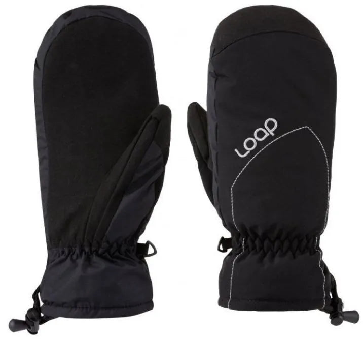 Ski mittens loap rory black l