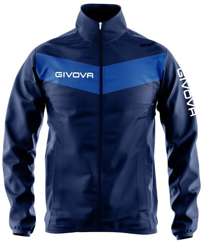 Športová bunda Givova Rain Blue-jednozuro modrá 3xl