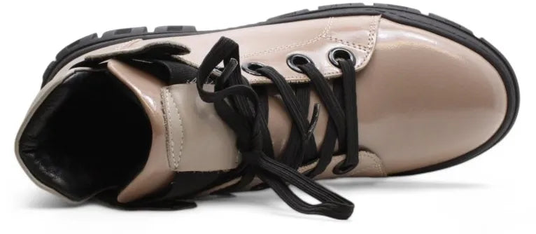 Women's leather shoes nell 157 beige 39