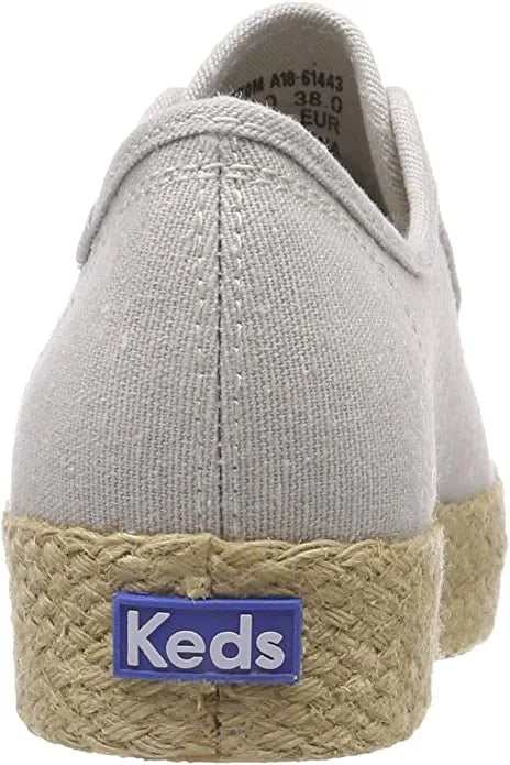 Chaussures féminines Keds wms triple kick jute gris 42.5
