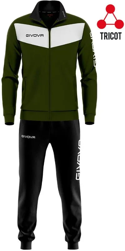 Sports Set Givova Visa Triacetato Green/Black 4xl