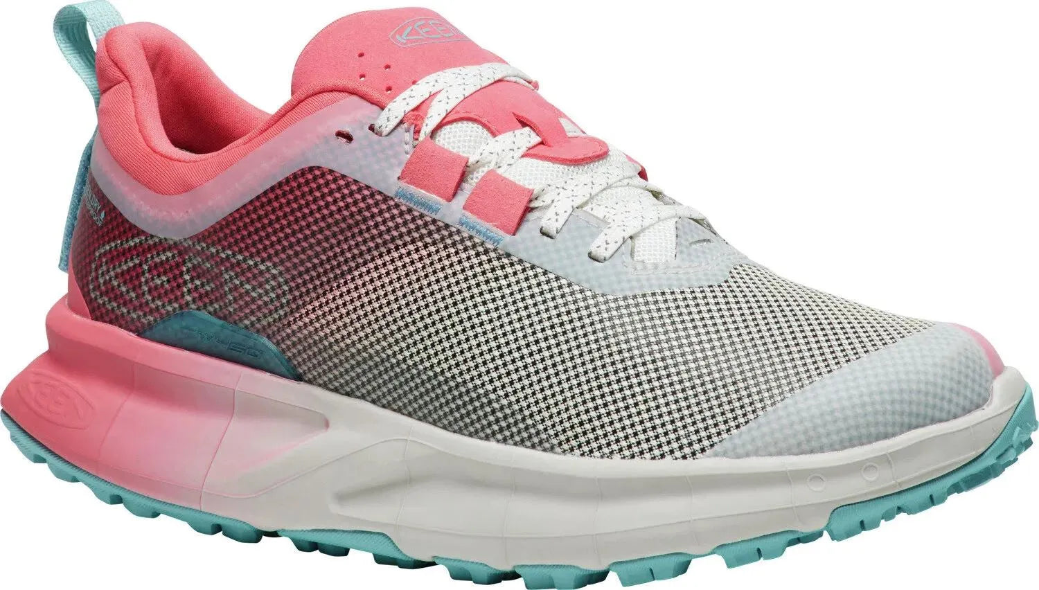 Damesschoenen Keen WMNS 450 DIRT WP Rouge Red/Star White Wit 41