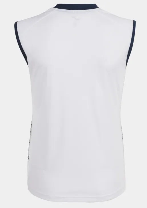 Camiseta femenina Joma Supernova III Camisa sin mangas Blanco azul marino/azul M