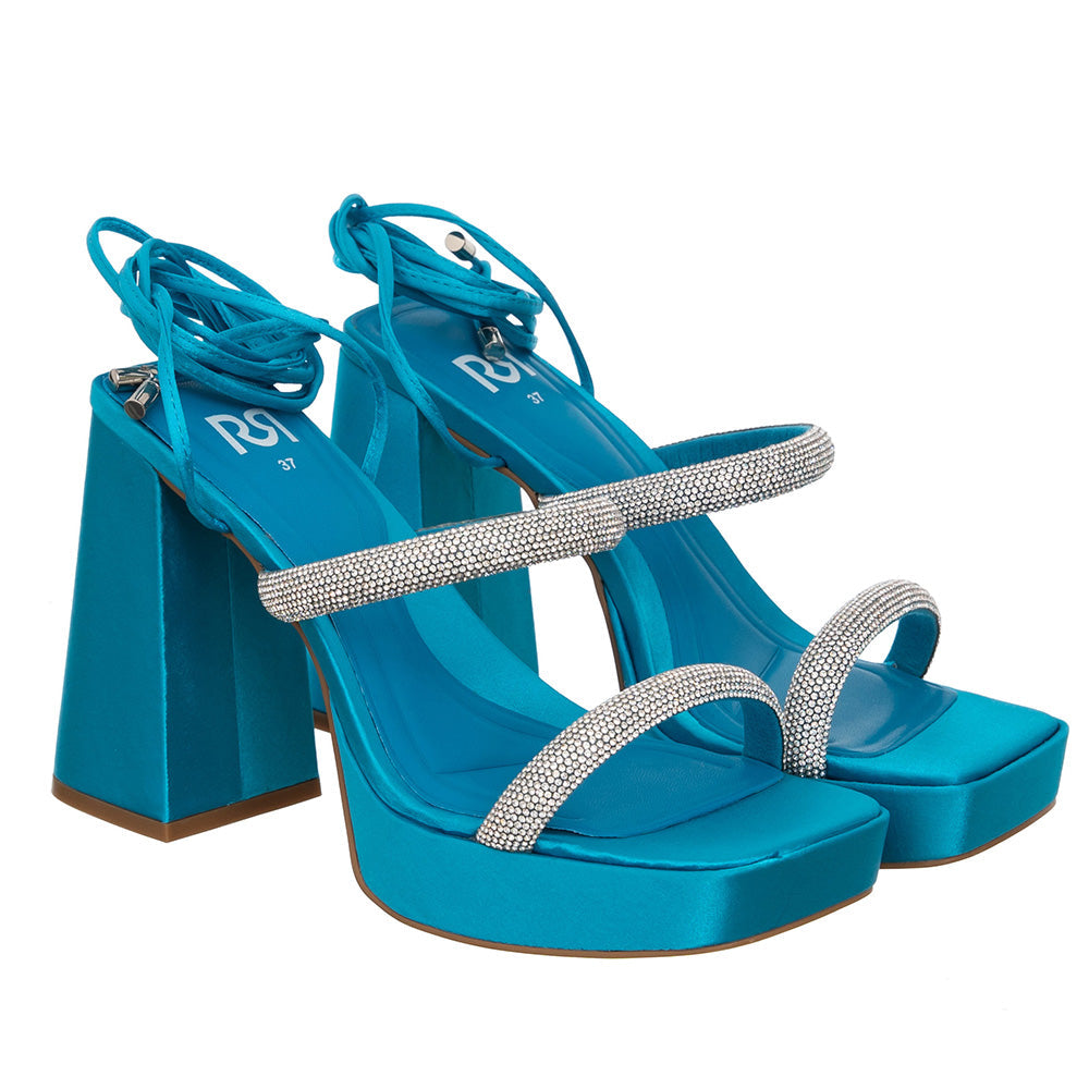 Rinascimento sandalen turquoise Zln 0892