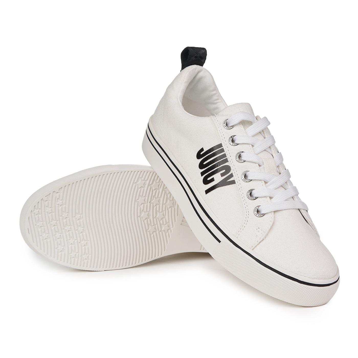 Šťavnaté couture tenisky Charle Canvas White Zln 0747