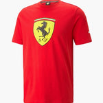 Ferrari Race Big Shield Tee Red Men