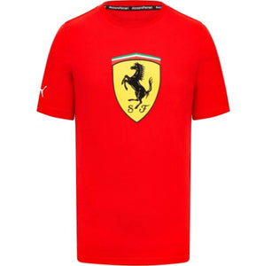 Ferrari Fanwear Big Shield Tee Red Men