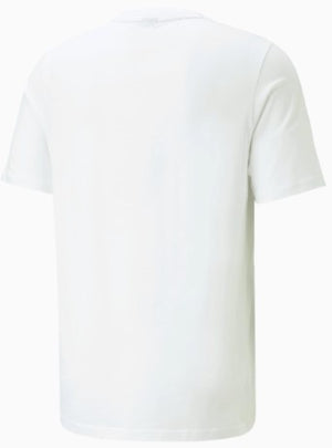 Ferrari Race Big Shield Tee White Men