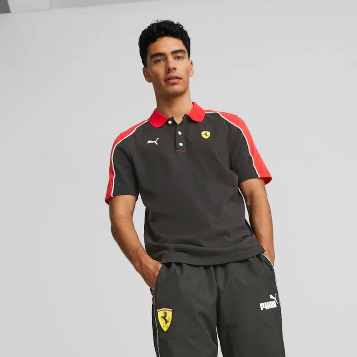 Ferrari Race Polo Black Men