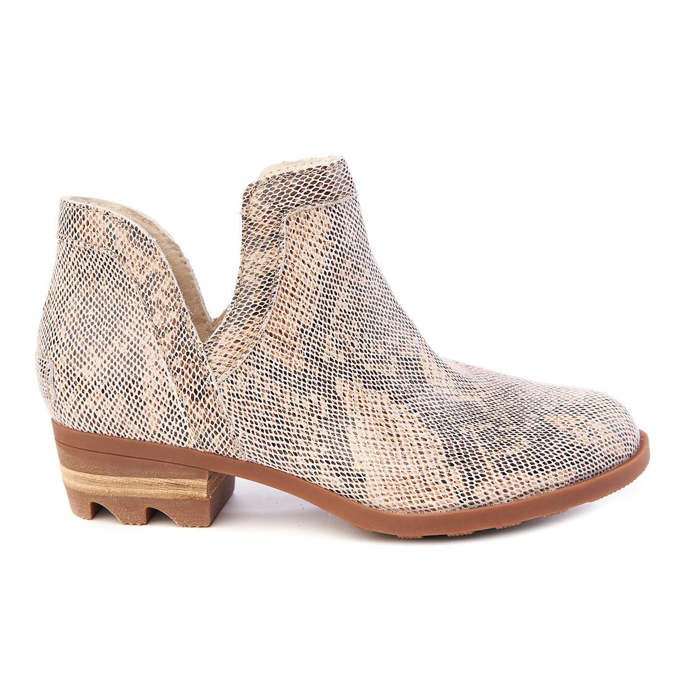 Sorel Lolla Cut-Out Boots Natural Leather Zln 0398