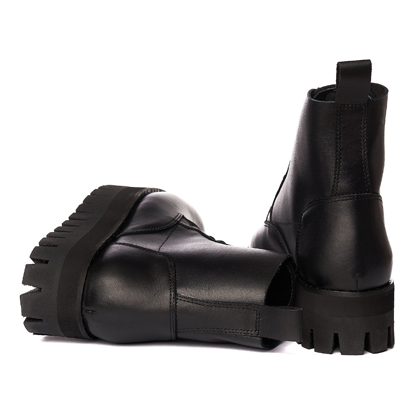 Stivali di pera inverno bufalo realizzati in vera pelle Zln 0204