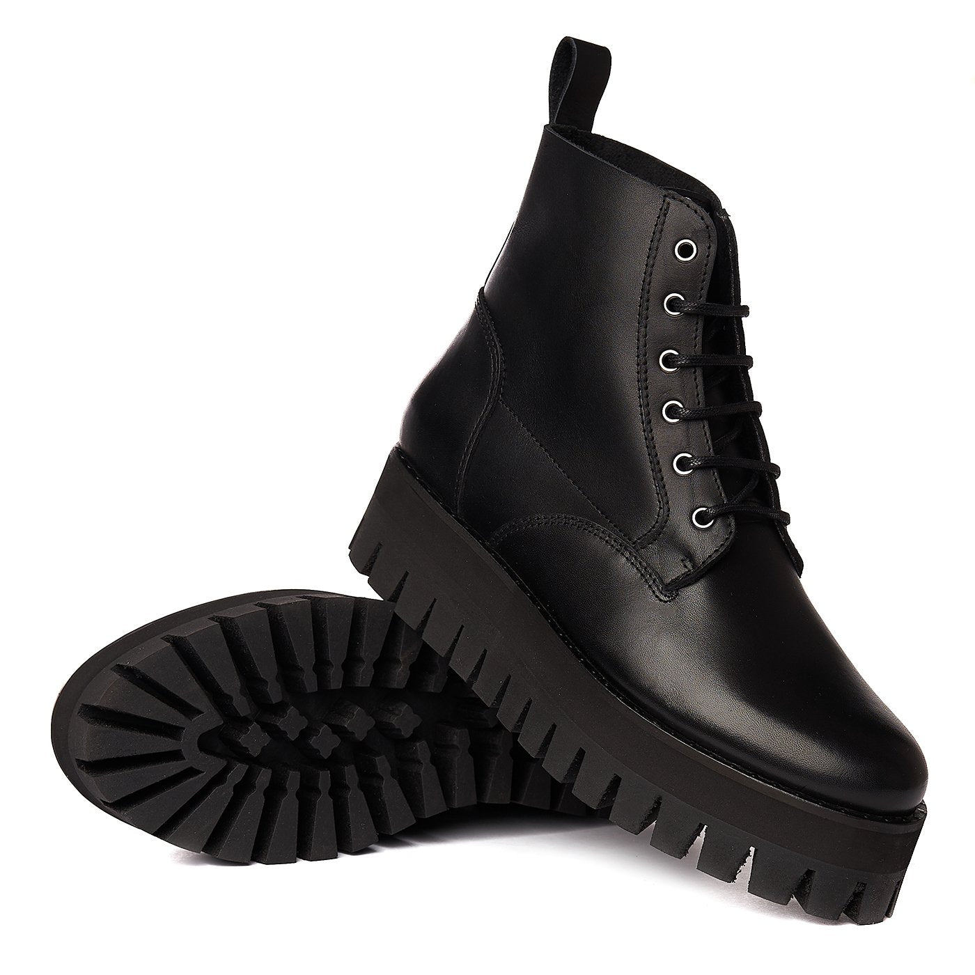 Stivali di pera inverno bufalo realizzati in vera pelle Zln 0204