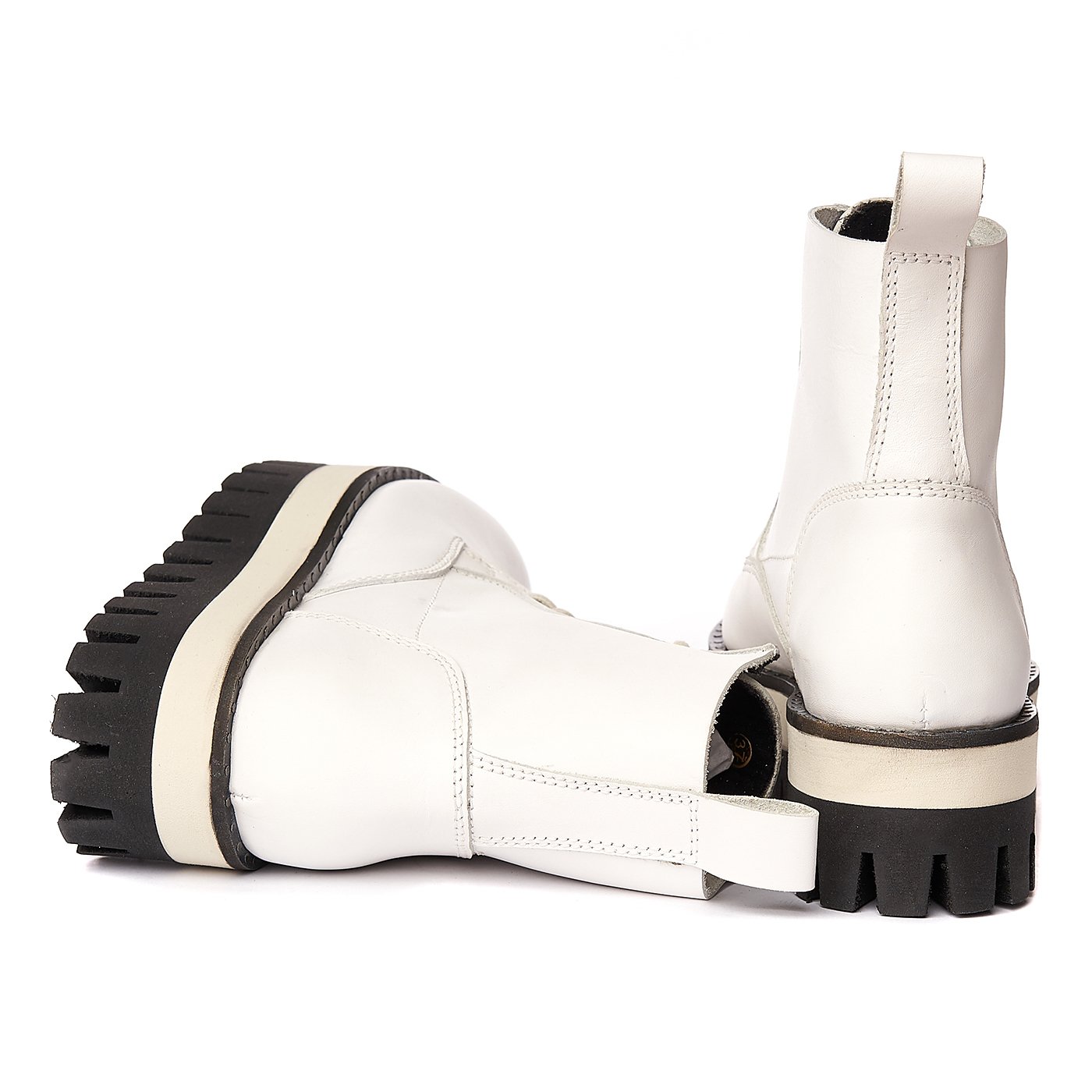 Stivali di pera inverno bufalo realizzati in vera pelle Zln 0203