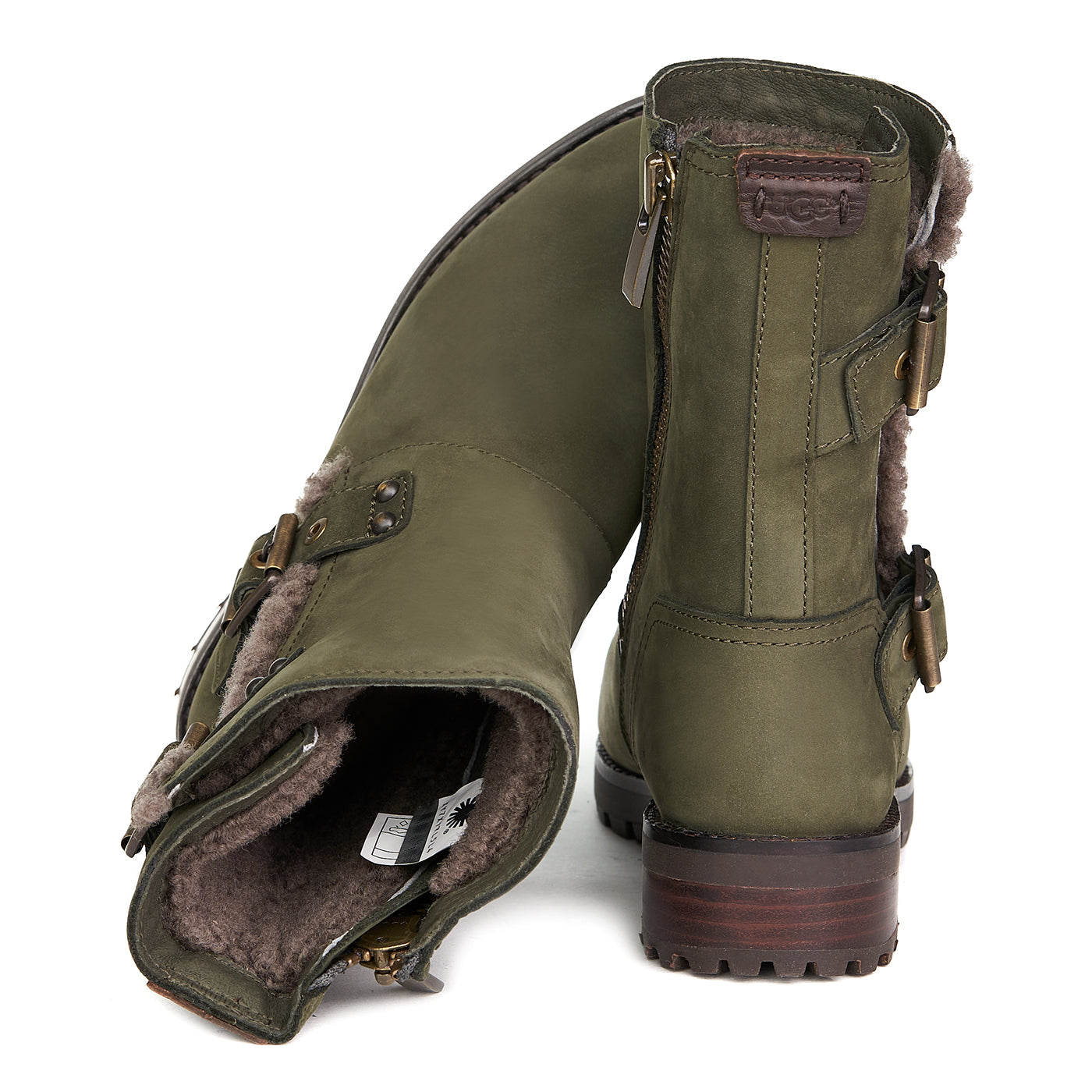 Ugg Niels/SLA -stövlar naturligt läderfodrade ZLN 0577