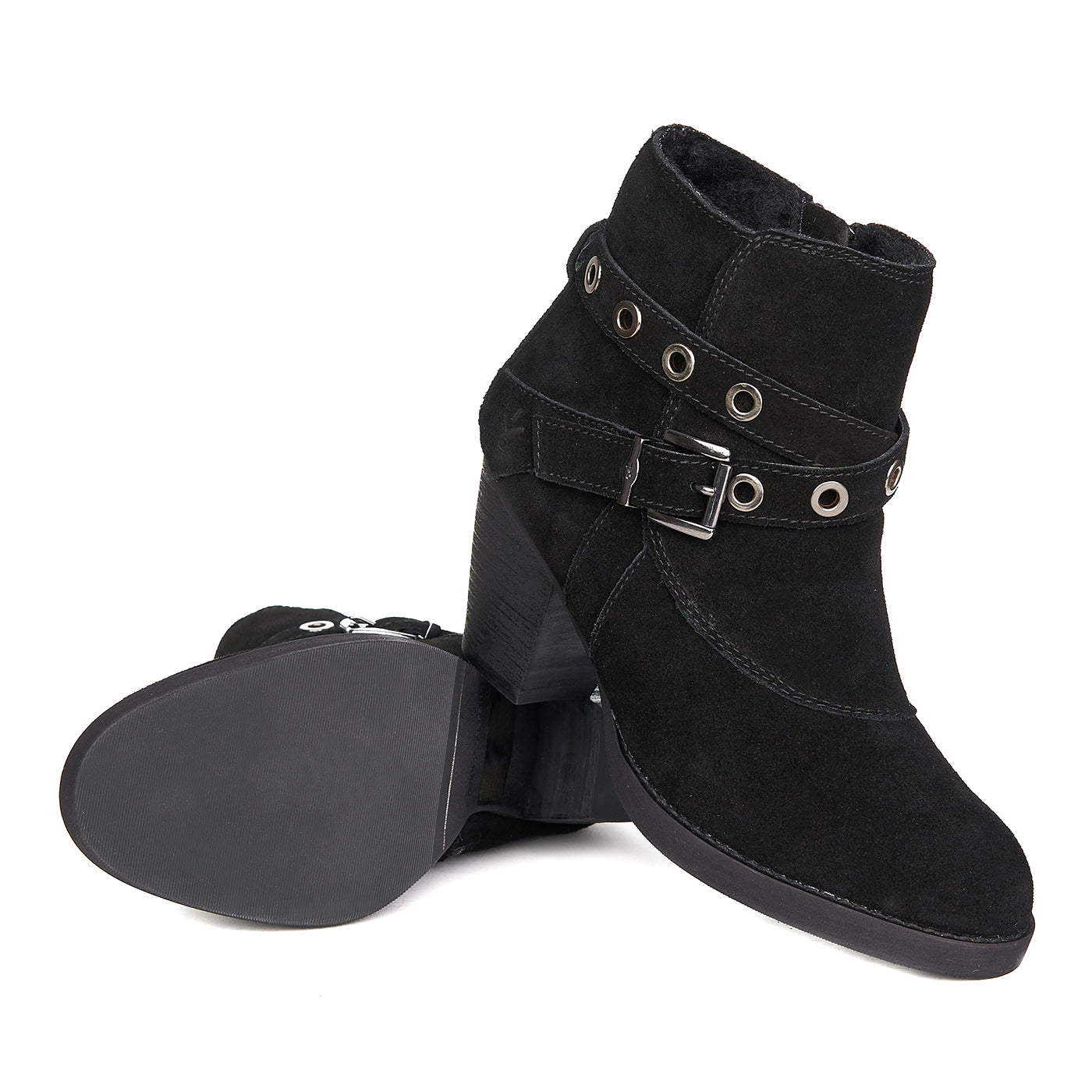 EMU Australia Botas de palowood de cuero de piel forrada ZLN 0565