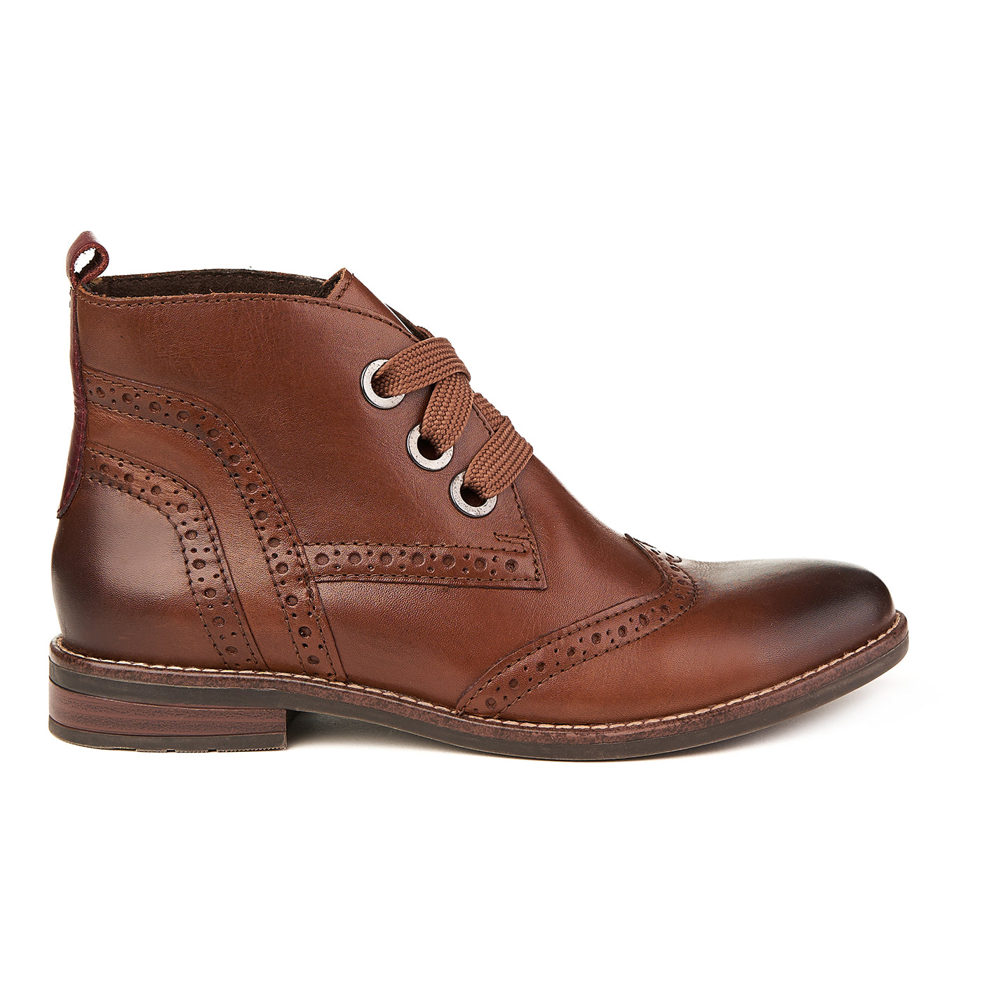 Blue Cox Fell ausgekleidete Stiefel aus echtem Leder ZLN 0538