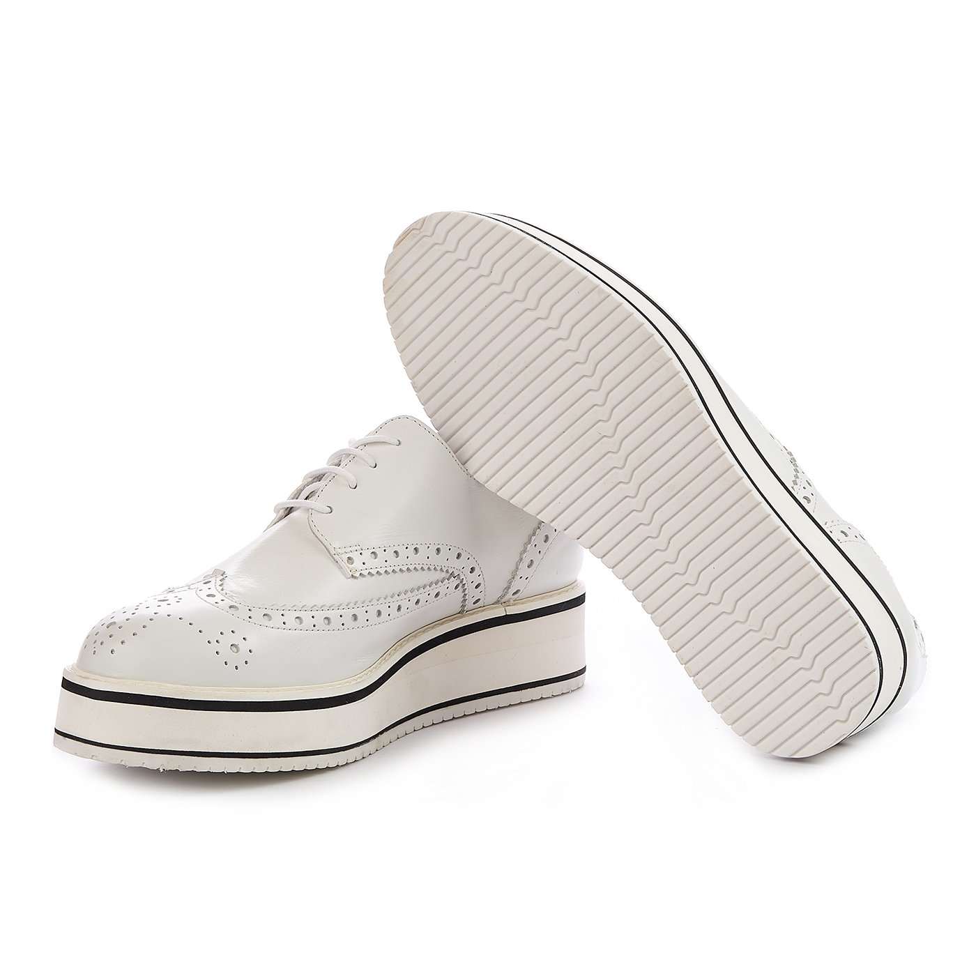 Bronx shoes natural leather white zln 0161