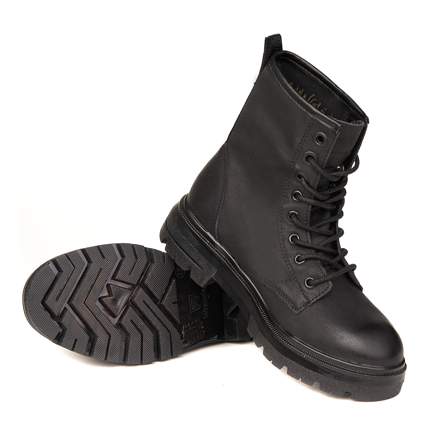 Wrangler Clash Boots Cuir Natural Zln 0563