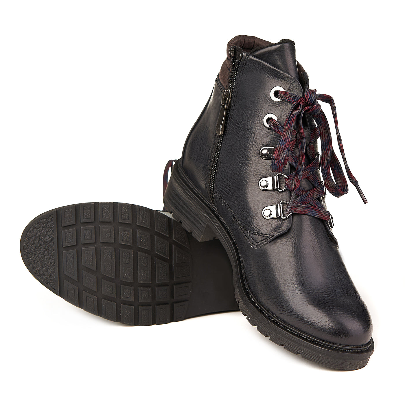 Marco Tozzi Navy Blue Ant Bured Boot Laarzen ZLN 0536