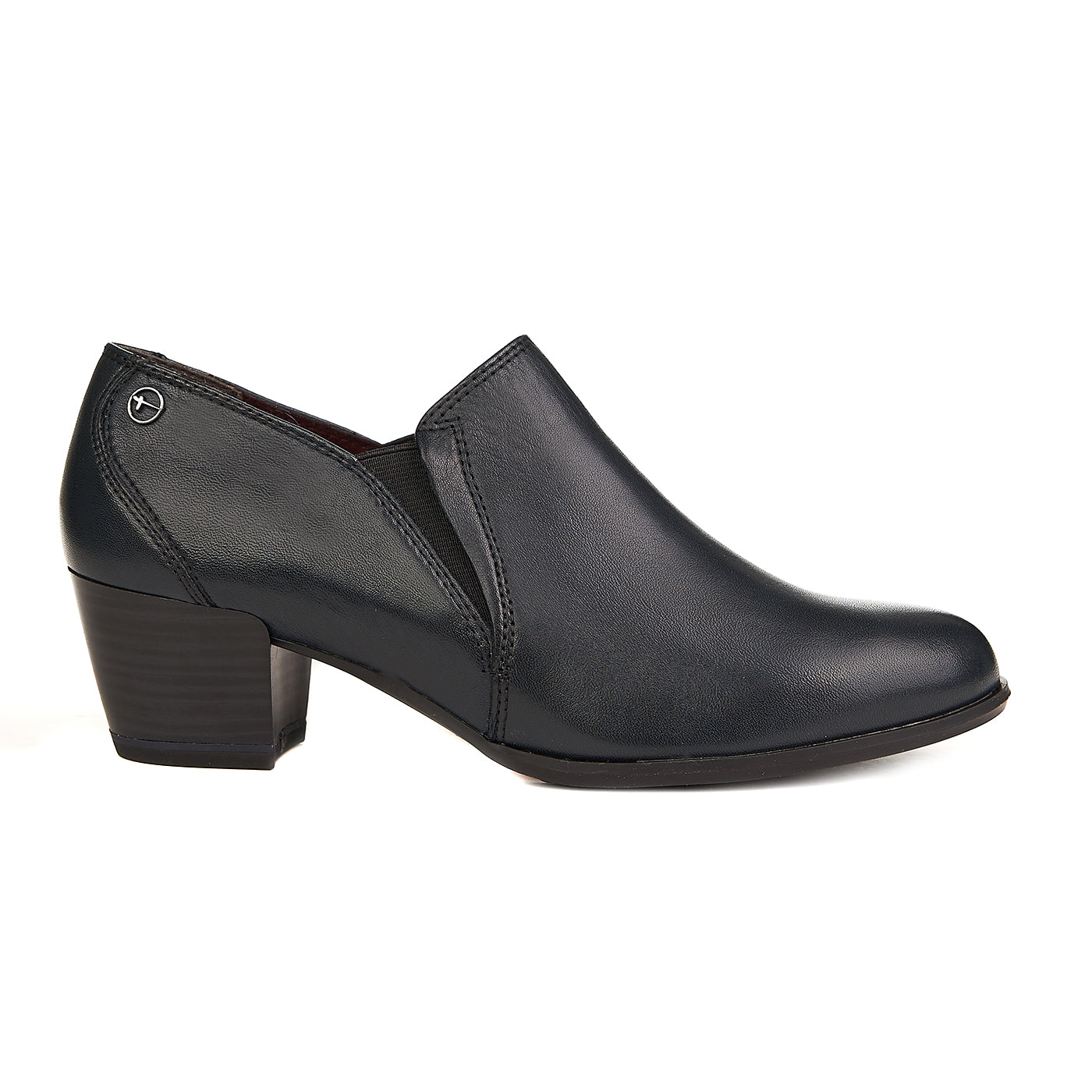 Tamaris genuine leather shoes navy blue zln 0518