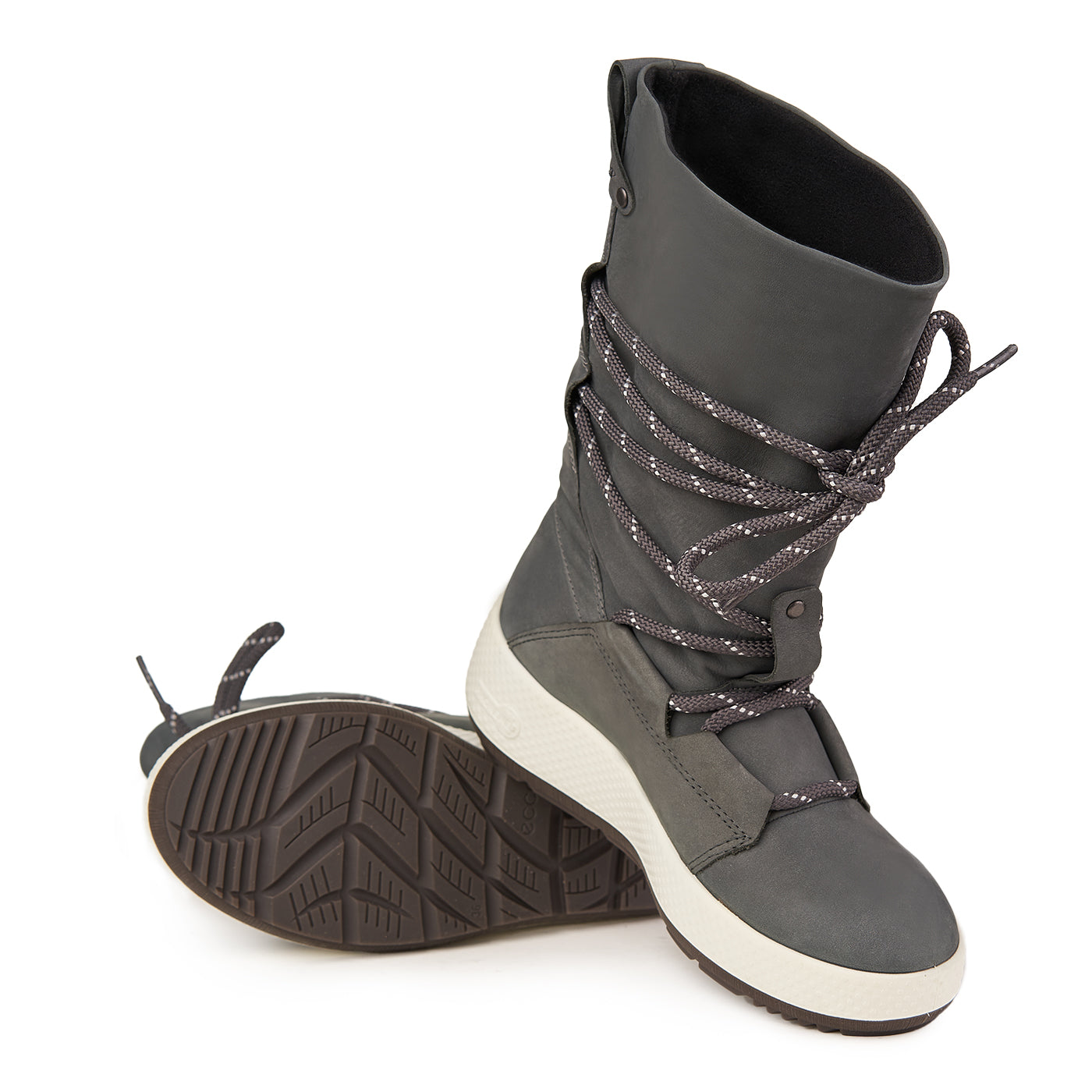 ECCO Dark Shadow Snow Stiefel in echtem Leder ZLN 0527