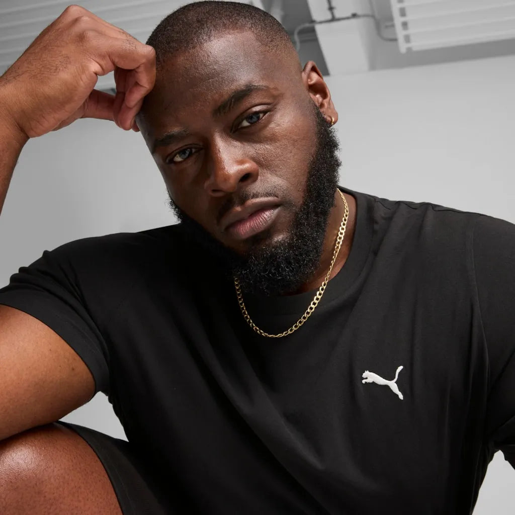 Ess Small Logo tee Zwart l