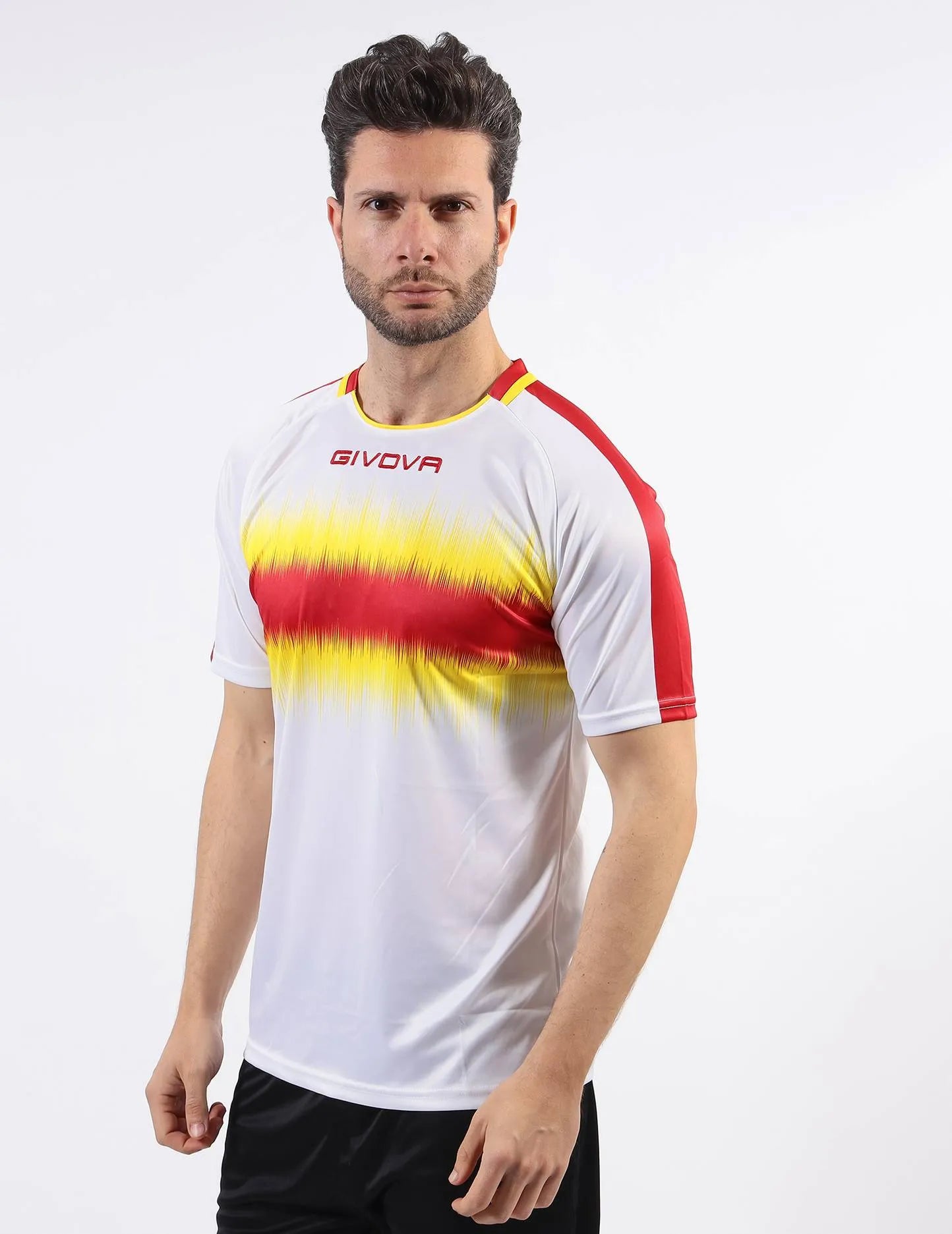 Camiseta deportiva Givova Radio Red-amarillo M