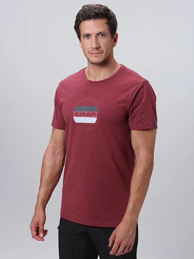 LOAP Bojar Red Men's T -Shirt L - prodyšná bavlna