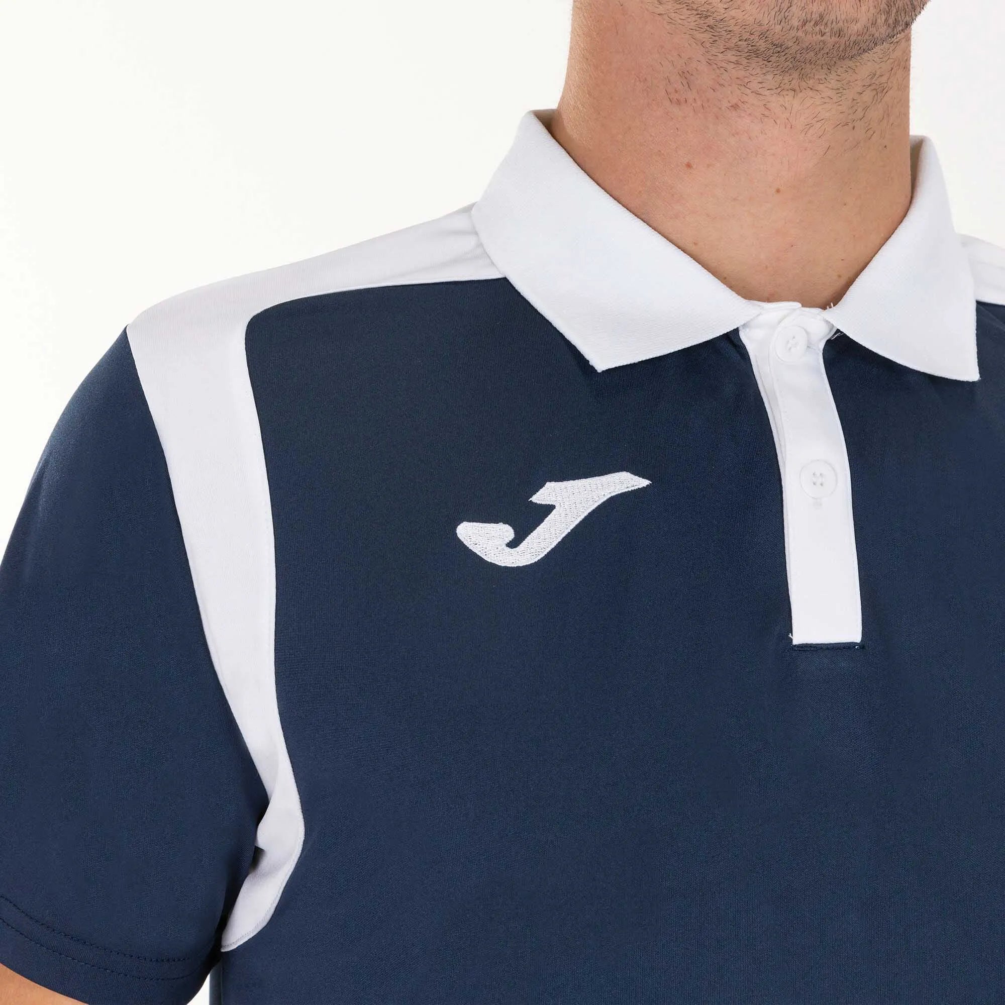 Joma Polo Championship Sports Shirt 2xs - Dark Blue/White