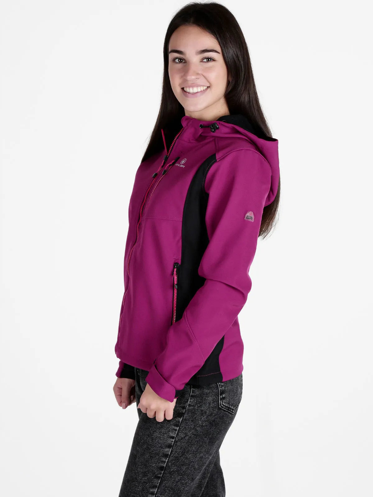 Giacca da donna softshell Athl. Dpt maya viola m - antivento
