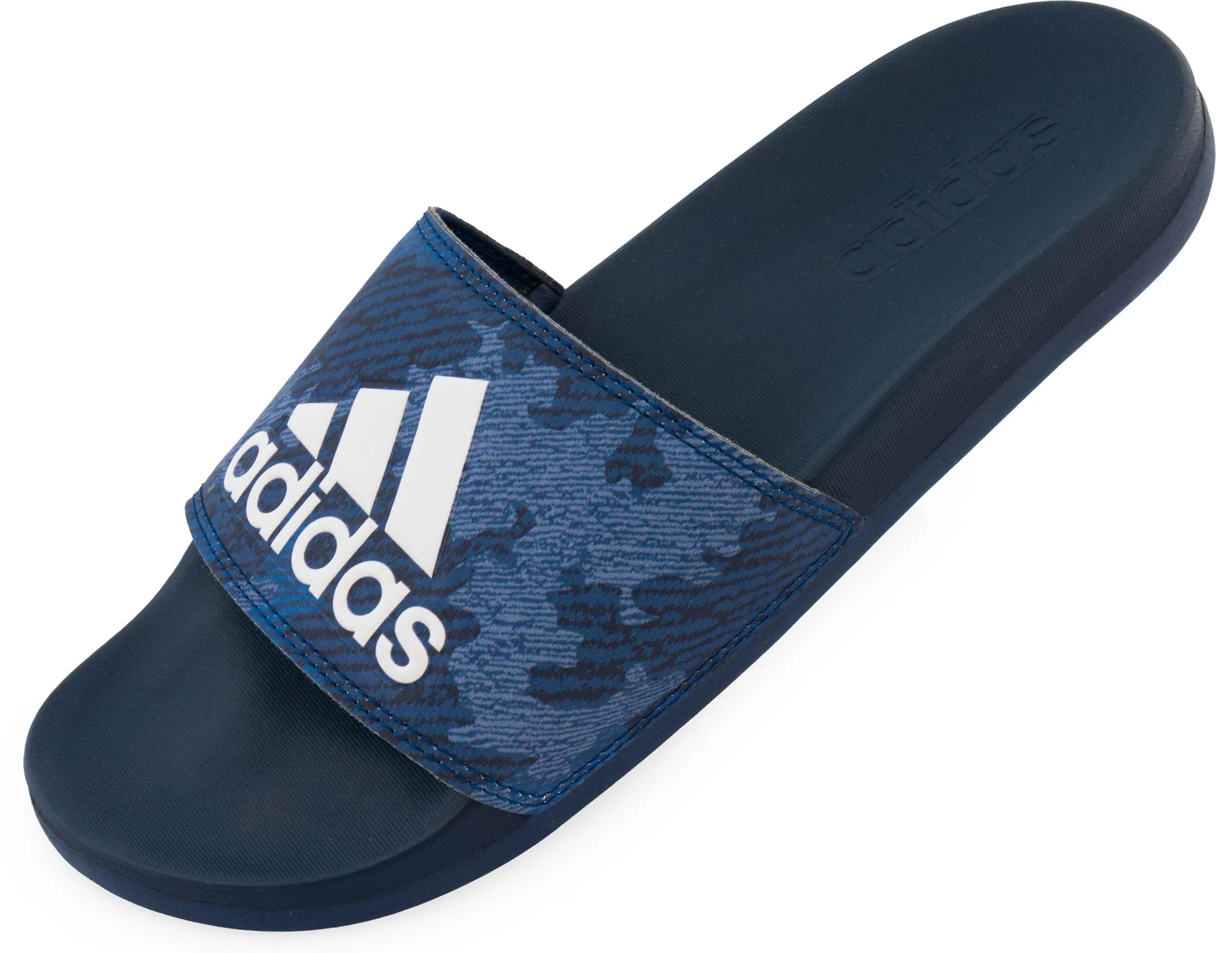 ADIDAS Adilette Chils Slippers Men tamanhou 42 dos homens marinhos