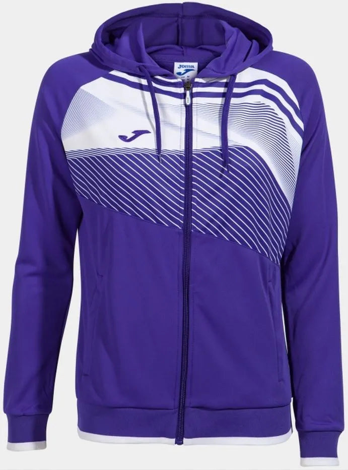 Sporttrui Joma Supernova Hoodie Jas Paars-Wit Paars XL