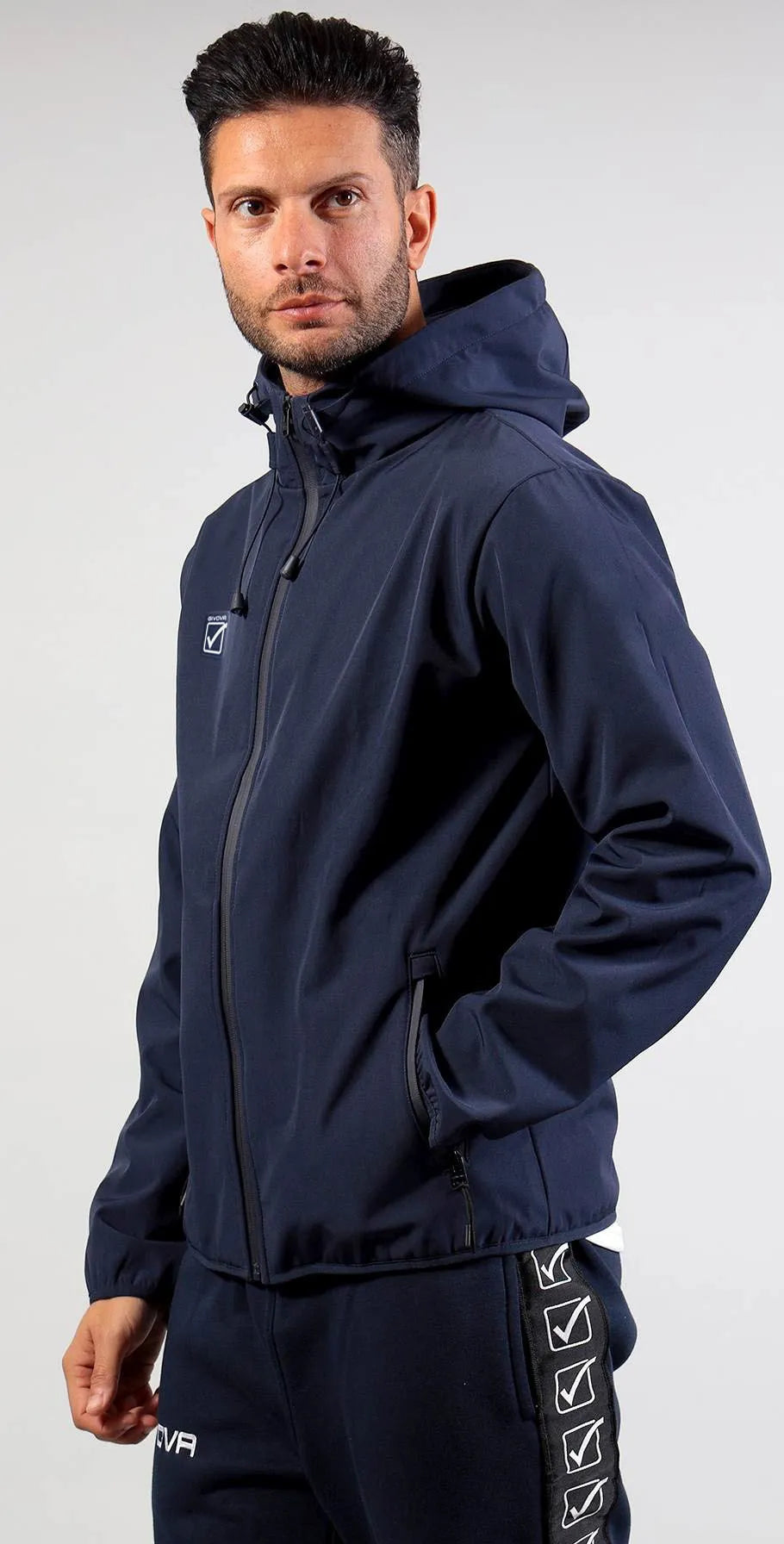 Unisex softshell bunda givova bunda modrá modrá 2xl