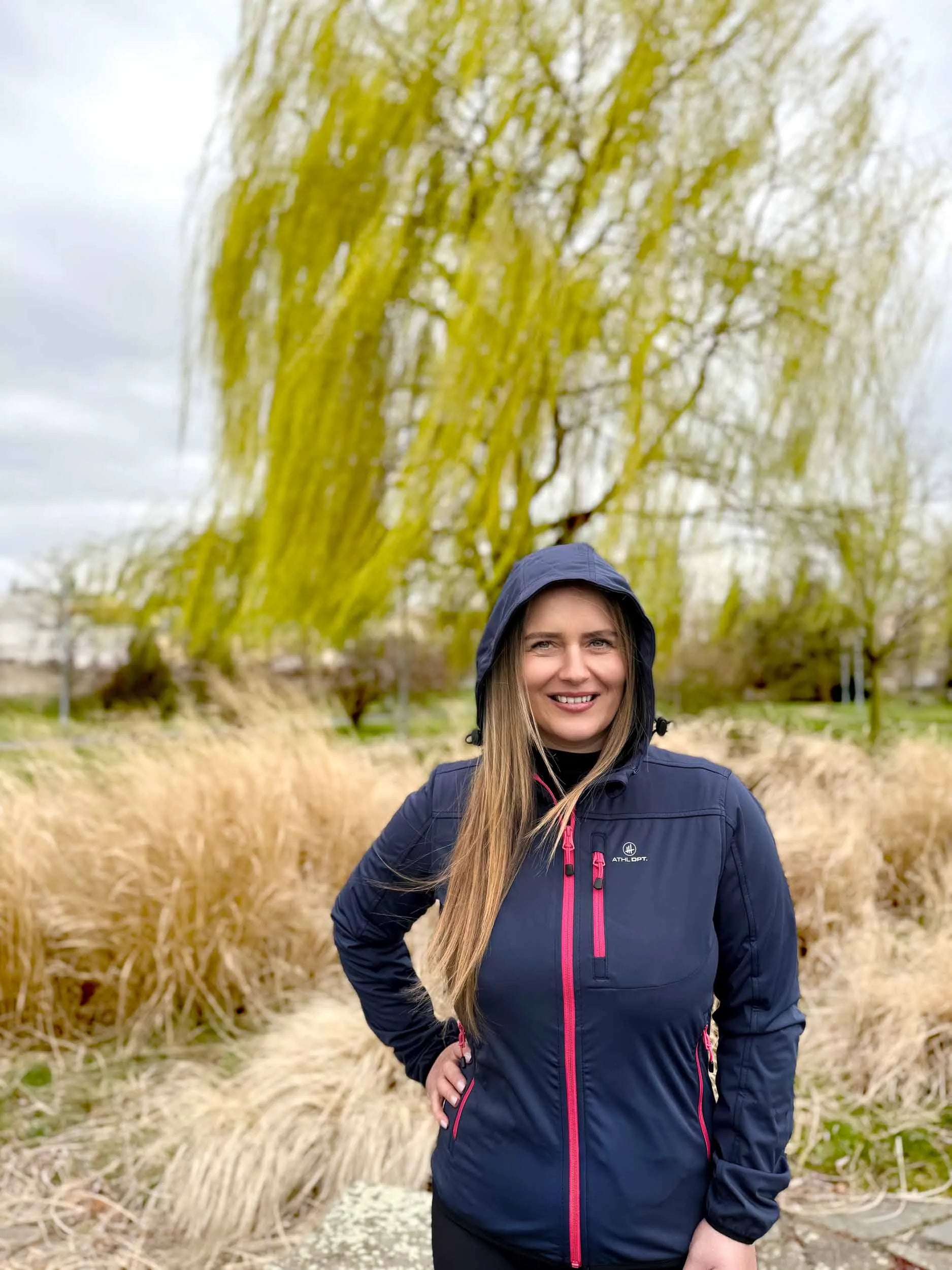 Hölgyek Softshell kabát Valeria Navy L - Szélálló és lélegző