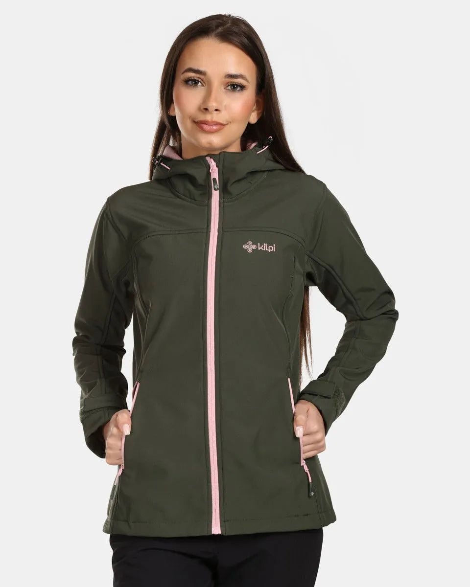 Women's Softshell Jacket Kilpi Ravia-W Green 46